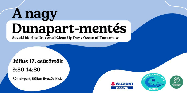 dunaparti szemétszedés